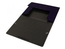 Папка на резинке Бюрократ DeLuxe DL510BBERRY A4 пластик кор.30мм 0.7мм черничный