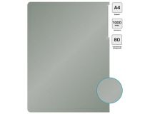 Папка с 80 прозр.вклад. Silwerhof Perlen 292981-77 A4 1мм карман серебристый металлик