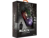 ZY-M33 Мышь Qumo BlackOut M03, проводная, оптическая,1200/1600/2400/3200 dpi