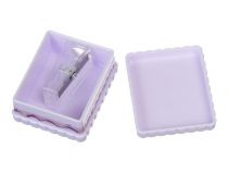 Точилка для карандашей ручная Silwerhof Cookies 192011 Солнечная коллекция 1 отверстие пластик ассорти туба