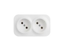 Legrand Quteo 782231 Розетка двойная (2x2К, внеш., белый)