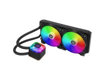 Silverstone SST-IG280-ARGB 280mm high-performance ARGB AIO liquid cooler with 2 x 140mm ARGB fans