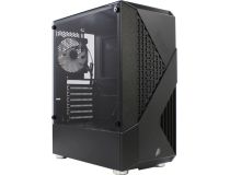 Miditower 1STPLAYER FIREROSE F3-A F3-A-BK-4F1 Black ATX без БП, с окном