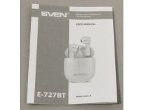 Наушники с микрофоном SVEN E-727BT  White  (Bluetooth)