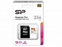 Карта памяти Silicon Power UHS-I (256 GB) 10 класс + адаптер SD