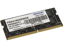 Patriot Signature Line PSD416G32002S DDR4 SODIMM 16Gb  PC4-25600 CL22 (for NoteBook)