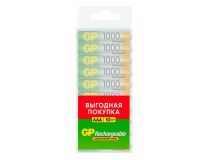 Аккумулятор GP 100AAAHC-CRB10 (1.2V, 950mAh) NiMh, Size AAA  уп. 10 шт 