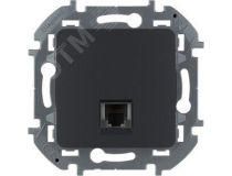 LEGRAND 673823 Телефонная розетка RJ11 INSPIRIA антрацит
