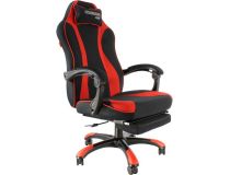  7089915 Кресло игровое Chairman Game 35 ткань чёрный/красный