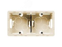 LEGRAND 673991 Коробка накладного монтажа 2 поста INSPIRIA слоновая кость