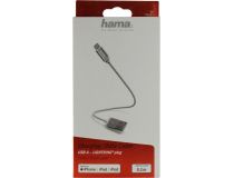 Hama 178283  Кабель USB2.0 AM-- Lightning 0.2м