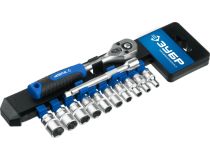Зубр 27645-H12_z01 ЗУБР ТМ-12 набор торцовых головок 12 предм. Серия Профессионал.