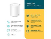 TP-LINK Deco X50(1-pack)  AX3000 Mesh Wi-Fi System