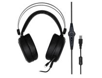 Наушники с микрофоном SunWind SW-HS720G Black (7.1, USB, шнур 2.1м, с регулятором громкости) 1422112 