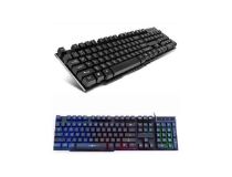 Клавиатура Ritmix RKB-200BL Black  USB  104КЛ+12КЛ М/Мед, подсветка клавиш