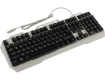 Клавиатура Nakatomi Navigator KG-35U Silver  USB 104КЛ, подсветка клавиш