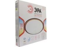 ЭРА SPB-6-70-RC-Saturn(B) коричневый кант Потолочный светильник (5950 люмен, 3000-6500K, 72Вт, ПДУ)