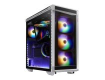 Компьютерный корпус XPG BATTLECRUISER-WHITECOLOR BOXWORLDWIDE (ATX, 2 RGB вентилятора 120мм, стекл бок панель, белый)