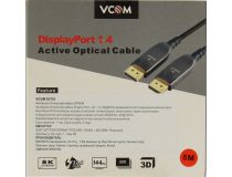 VCOM D3751-5м Кабель optical DisplayPort (M) -  DisplayPort (M) 5м ver1.4