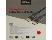 VCOM D3751-30м Кабель optical DisplayPort (M) -  DisplayPort(M) 30м ver1.4