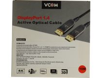 VCOM D3751-10м Кабель optical DisplayPort (M) - DisplayPort(M) 10м ver1.4