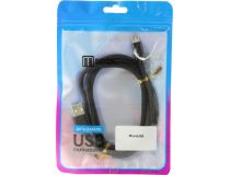 Mediagadget MGC004TBK Кабель USB AM-- micro-B 1м