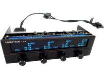 LAMP-FC0052H Панель управления Lamptron FC5 v2 30Вт/канал x4, 7 вариантов подсветки, черная