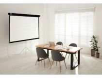 Экран Cactus 152x203см Wallscreen CS-PSW-152X203-BK 4:3 настенно-потолочный рулонный черный