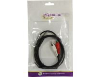 KS-is KS-574-1 Кабель 2RCA-M --  Jack3.5-M 1м