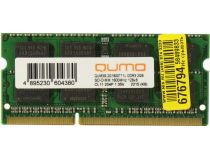QUMO QUM3S-2G1600T11L DDR3 SODIMM 2Gb  PC3-12800 CL11 (for NoteBook)