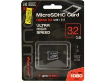 Qumo QM32GMICSDHC10U3NA microSDHC 32Gb UHS-I U3 Class10
