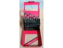 73/10/6/18 Набор сверл по металлу,1-10мм (через 0,5мм),HSS, 19шт.,металл.коробка,цилиндрический хвостовик Вихрь