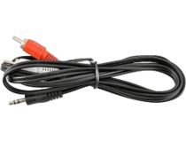 Кабель соединительный 3.5 Jack (M) - 2xRCA (M), стерео, аудио, 1.8м VCOM VAV7183-1.8M 