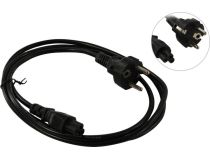 Telecom TP022-1.8-BK Кабель питания IEC-320-C5 - розетка 220V1.8м Европейский стандарт