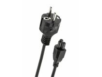 Кабель питания для ноутбуков, 3-pin, с заземлением, (прямой) 220V 3m Telecom  TP022-3.0-BK 