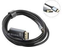 VCOM CU480MCPD-1.8m Кабель-адаптер USB3.1 CM -  DisplayPort M+PD 1.8м