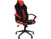  7053961 Кресло игровое Chairman Game 26 чёрный/красный