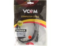 VCOM CE023-CU0.5-1.8M Кабель IEC-320-C7 - розетка 220V 1.8м Советский стандарт