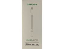 UGREEN US211 Black 30756  Кабель-адаптер Lightning - Jack3.5-F