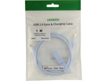 UGREEN US387 Navy Blue 20313 Кабель USB-C M -- Lightning 1м
