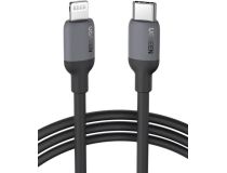 20304 UGREEN. Силиконовый кабель USB C - Lightning, цвет черный, 1 м (20304)
