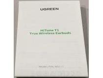 Наушники с микрофоном UGREEN HiTune T1 Earbuds Black (Bluetooth5.0) 80651 