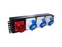 TWT-PDU-32AI9-3P Блок розеток 19 трехфазный, 1х3 IEC309, 32A 380V