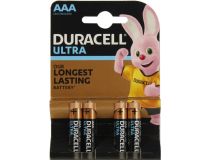 Duracell ULTRA MX2400-4 (LR03) Size AAA, 1.5V,щелочной (alkaline)  уп. 4 шт 