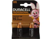 Duracell PROFESSIONAL MN1500-2 (LR6) Size AA, 1.5V,щелочной (alkaline)  уп. 2 шт 