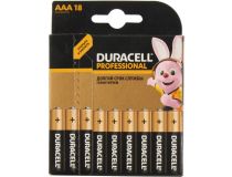 Duracell PROFESSIONAL MN2400-18 (LR03) Size AAA, 1.5V,щелочной (alkaline) уп. 18 шт 
