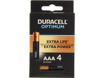 Duracell OPTIMUM MX2400-4 Size AAA, 1.5V,щелочной (alkaline)  уп. 4 шт 