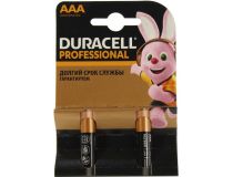 Duracell PROFESSIONAL MN2400-2 (LR03) Size AAA, 1.5V,щелочной (alkaline) уп. 2 шт 