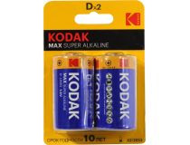 Kodak MAX CAT30952843 (LR20, Size D, 1.5V, alkaline) уп. 2 шт 