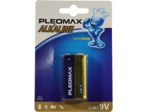 Pleomax 6LR61-1BL  (9V, alkaline) типа Крона 
